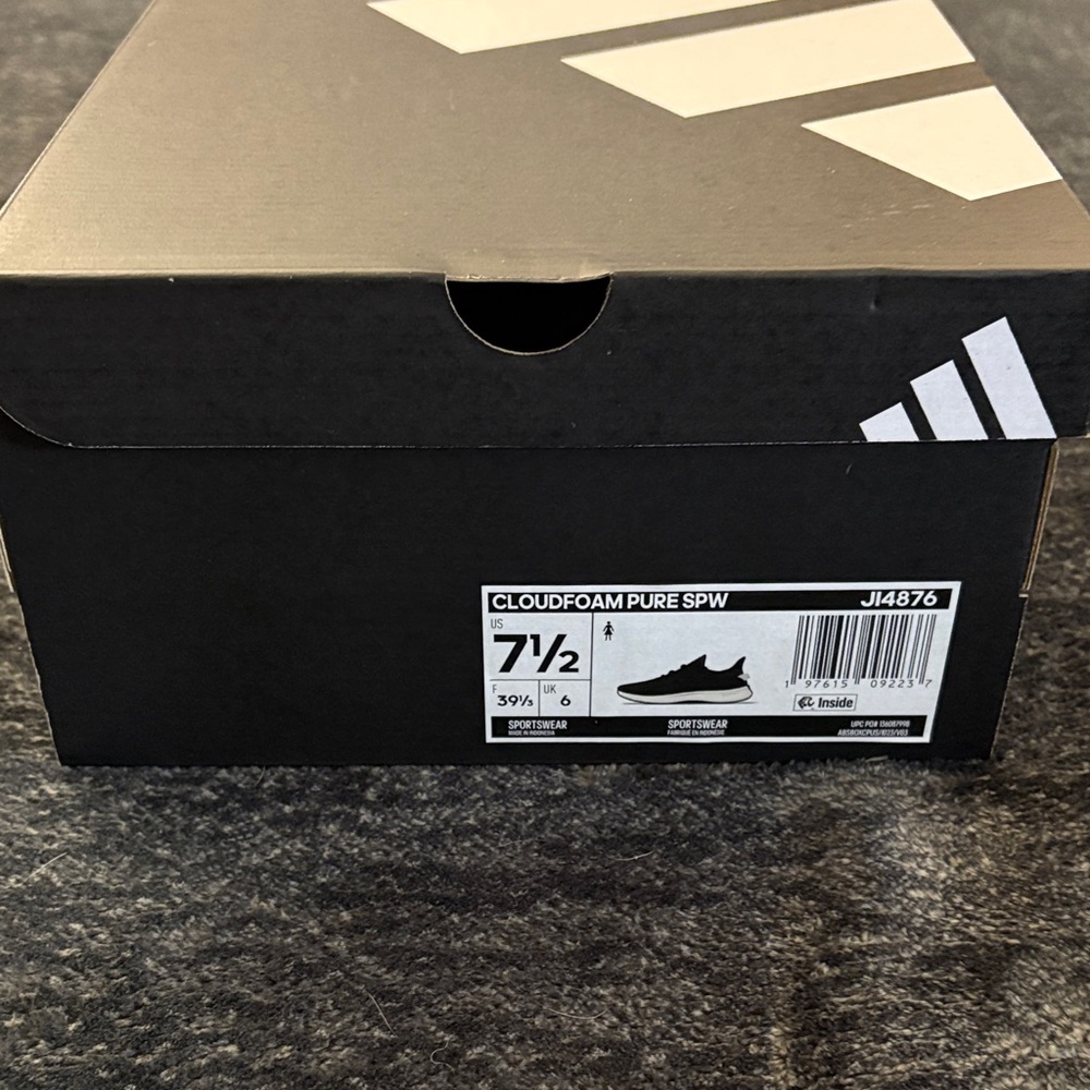Adidas Cloudfoam Pure SPW Black Sneakers